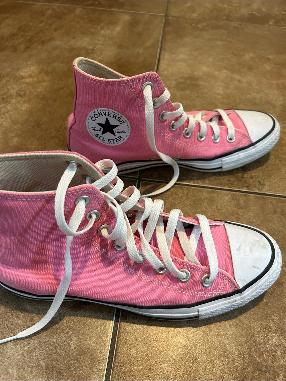 Converse Women’s Pink High-Top Sneakers